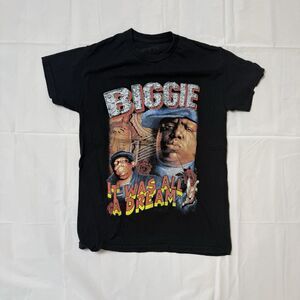 The Notorious BIG Shirt Mens Small Black Short Sleeve It Was All A Dream Biggie